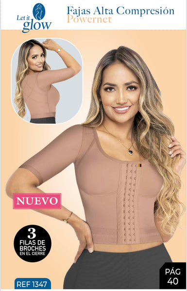 CHALECO BRASIER CON MANGA 1347